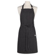 Now Designs by Danica Chef Apron Pinstripe black