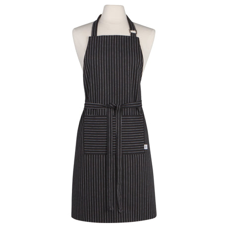 Now Designs by Danica Chef Apron Pinstripe black