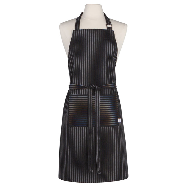 Now Designs by Danica Chef Apron Pinstripe black