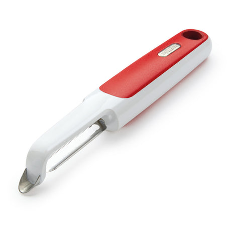 Zyliss Soft Skin Peeler White grey red