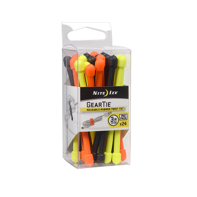 Gear Tie Twist Tie Asst /  / 24PK