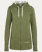 Noble Outfitters Women's Water Resistant Tug-Free Full Zip Hoodie Olive Heather