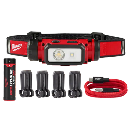 Milwaukee Redlithium Usb Hard Hat Headlamp