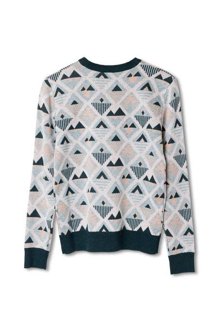 Kavu Women's Hillrose Sweater - Argyle Ridge Argyle Ridge