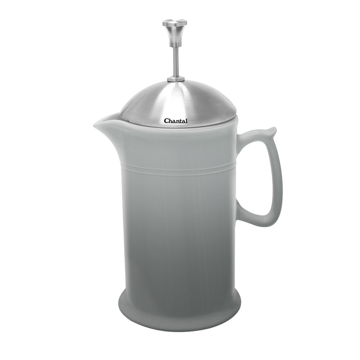 Chantal French Press with Plunger and Lid Fade grey/ss