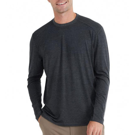 Free Fly Apparel Bamboo Shade Long Sleeve :Heather Black: