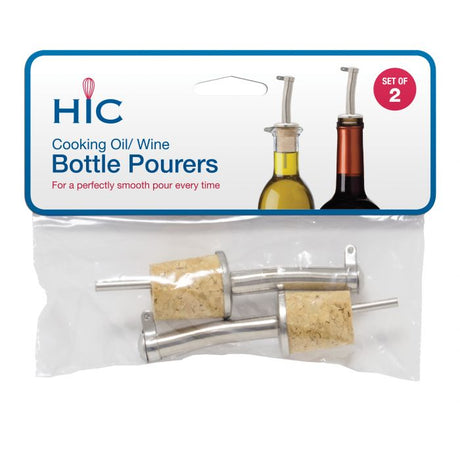 HIC Pourer Set with Natural Cork Stopper