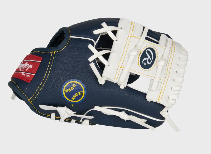 RAWLINGS Milwaukee Brewers 10in Team Logo Glove RH Mil brewers