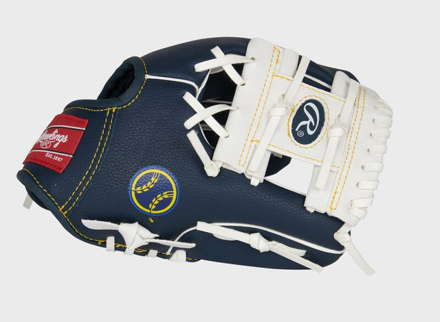 RAWLINGS Milwaukee Brewers 10in Team Logo Glove RH Mil brewers