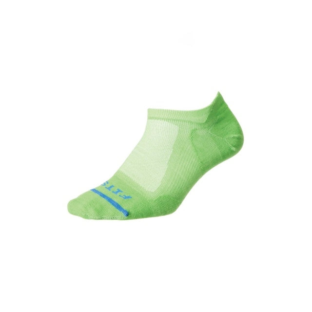 Fits Ultra Light Runner No Show Sock Green flash