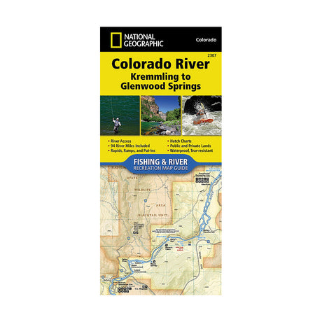 National Geographic Fishing and River Map KREMMLIN_GLENWOOD