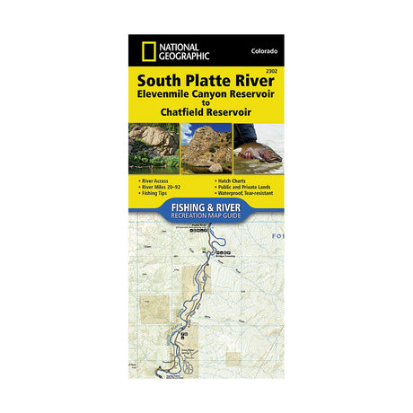 National Geographic Fishing and River Map ELEVENMILE_CHATFIELD