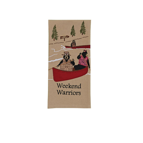 Park Designs Embroidered Dishtowel Weekend warriors