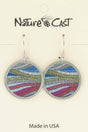 Nature Cast Metalworks Colorful Layers Dangle Earring