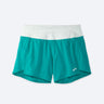 Brooks Women's Chaser Short - 5in Nile green/cool mint