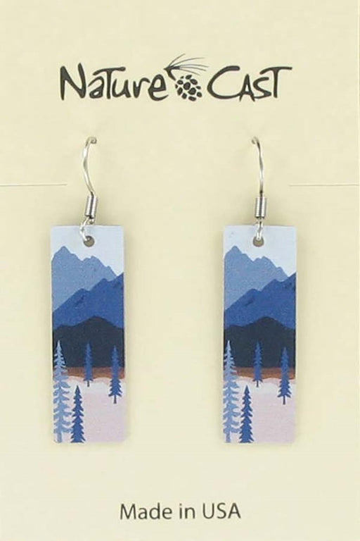 Nature Cast Metalworks Blue Pines Dangle Earring Multi