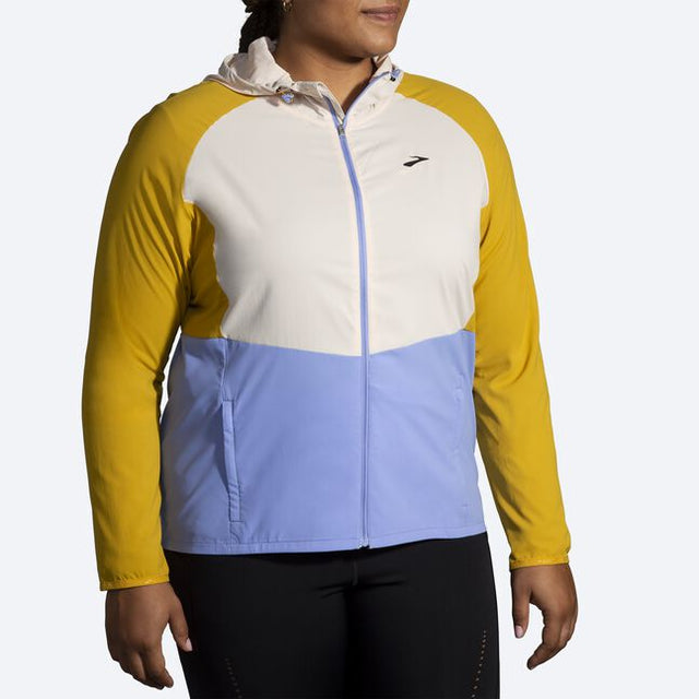 Brooks Women's Canopy Jacket Sand/sundial/blulvnd