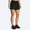 Brooks Women's Moment 2-in-1 Short Black