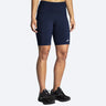 Brooks Women's Moment Short Tight - 8in Navy