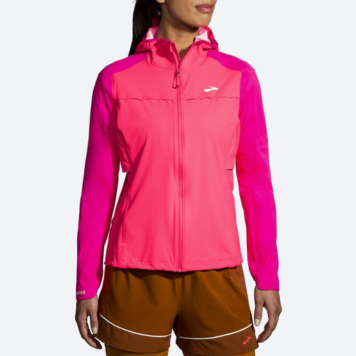 Brooks Women's High Point Waterproof Jacket Hyper pink/fuchsia