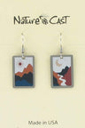 Nature Cast Metalworks Mismatch Mountain Stream Dangle Earring Multi