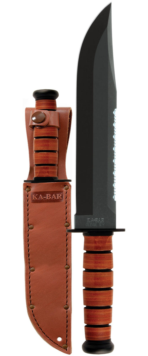 KA-BAR Big Brother, Leather Knife Leather handle