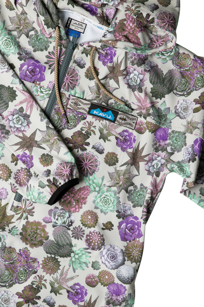 KAVU Women's Bay Breeze Hoodie - Succulents Succulents