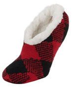 Sof Sole Women's Fireside Cozy Sock Red/Black Plaid