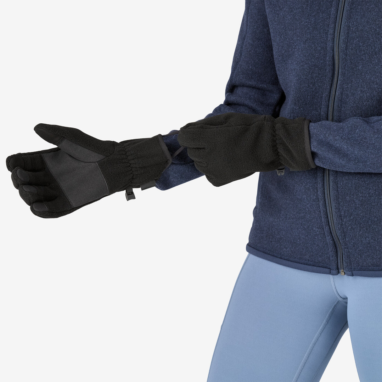 Patagonia Synchilla Fleece Gloves - Black Black