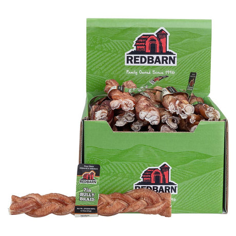 Redbarn Pet Products Braided Bully Stick 7in - Single