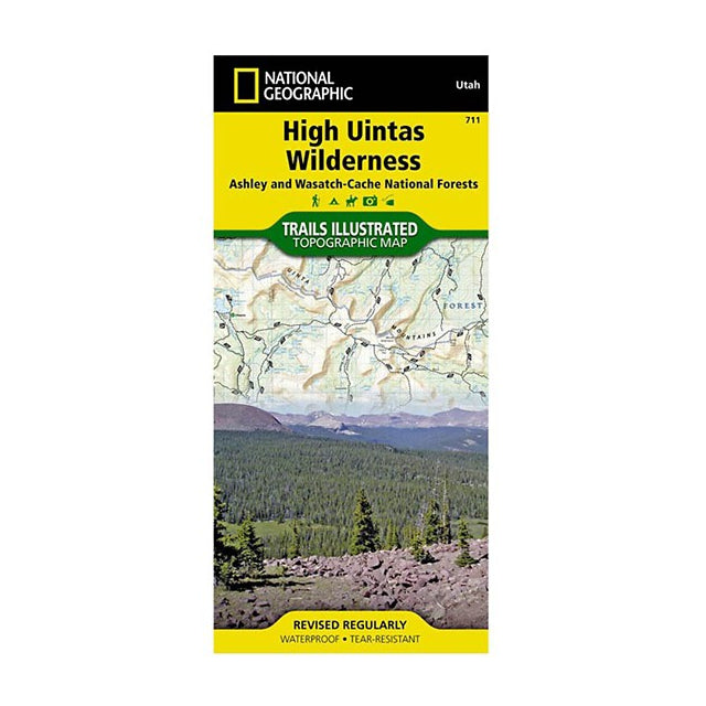 Liberty Mountain High Uintas Wilderness #711 Topographic Map