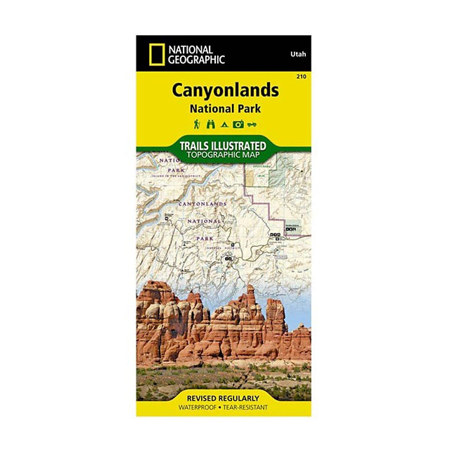 Liberty Mountain National Geographic Canyonlands National Park Map