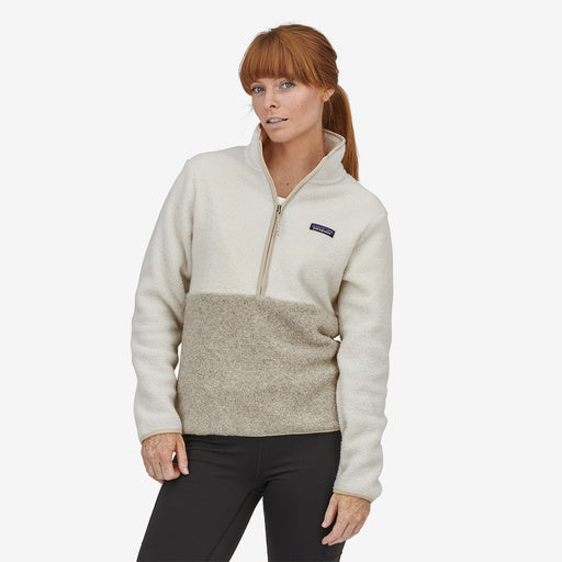 Patagonia Women's Reclaimed Fleece Pullover Birch white