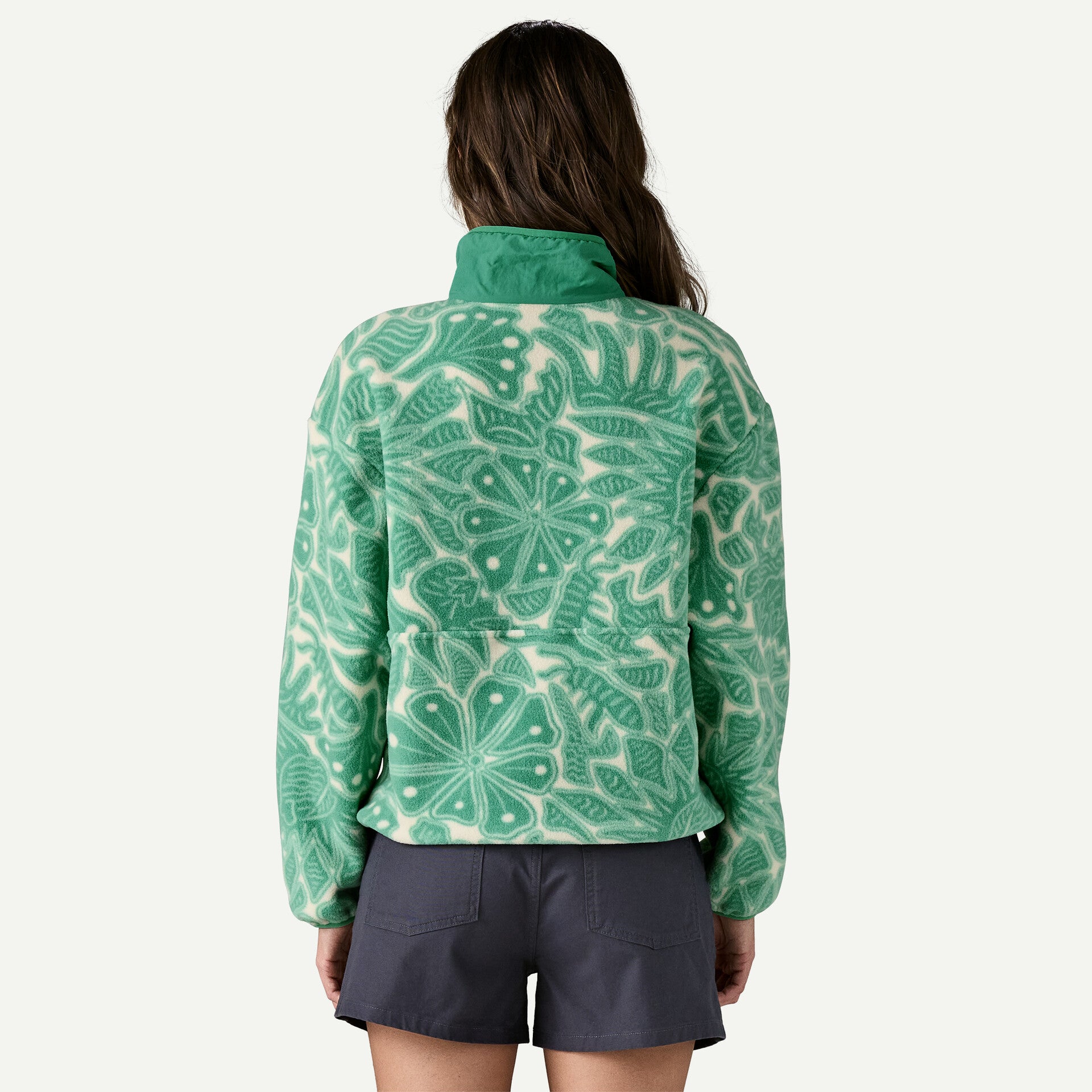 ワイ380da　SYNCHILLA PATAGONIA W's Synchilla Fleece Marsupial - Bees and Flowers / Heartleaf