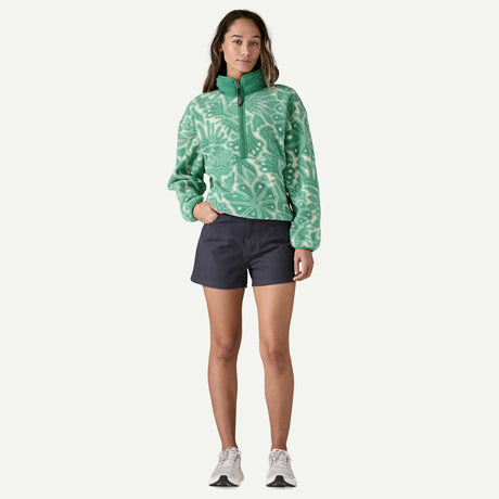 Patagonia Ws Synchilla Fleece Marsupial - Bees and Flowers / Heartleaf Green