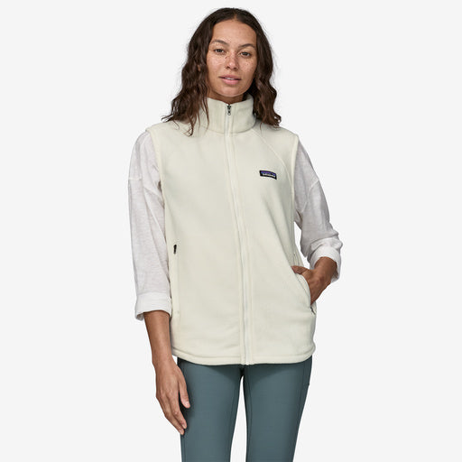 Patagonia Women's Classic Microdini Fleece Vest Birch White