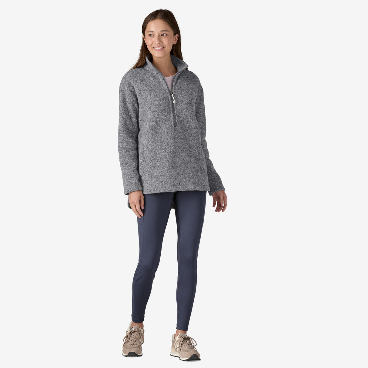 Patagonia Women's Better Sweater Oversized Fleece Pullover - Birch White Birch White