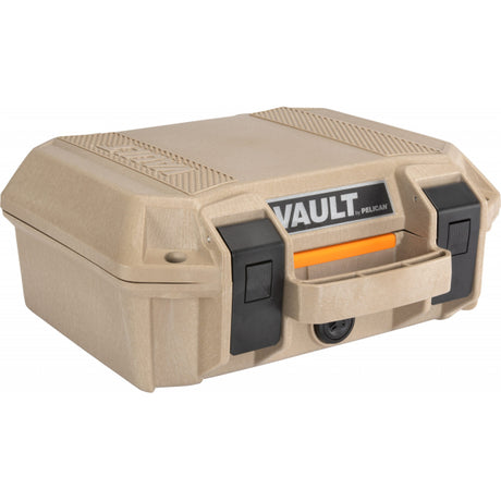 Pelican V100 Vault Small Pistol Case Tan