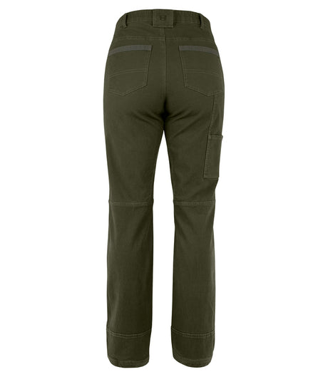 Noble Outfitters Women's Tug-Free Utility Pant - Olive