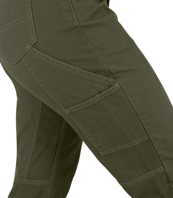 Noble Outfitters Women's Tug-Free Utility Pant - Olive