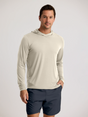Free Fly Apparel Mens Elevate Lightweight Hoodie - Heather Birch Heather Birch