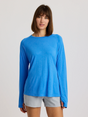 Free Fly Apparel Womens Bamboo Lightweight Long Sleeve II - Surf Blue Surf Blue