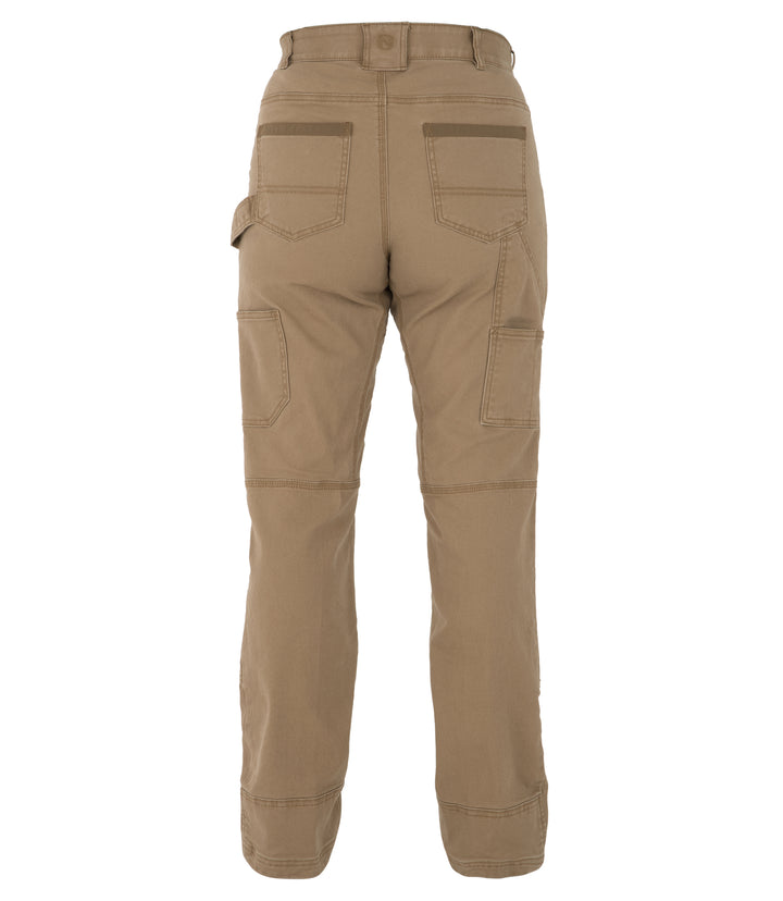 Noble Outfitters Women's Flex Canvas Double Front Utility Pant - Coyote