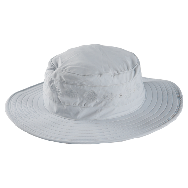 Outdoor Research Women s Solar Roller Sun Hat Titanium rice Embroidery JAXOutdoorGearFarmandRanch