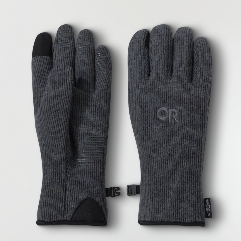 Outdoor Research Mens Flurry Sensor Gloves Charcoal
