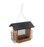 Farm Pro Wooden Hooper Bird Feeder With 2 Suet Cages