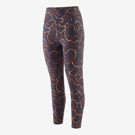 Patagonia Women's Maipo 7/8 Stash Tights - Currents: Smolder Blue Currents: Smolder Blue