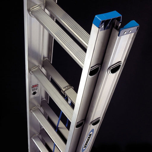 Werner 24ft Type I Aluminum D-Rung Extension Ladder