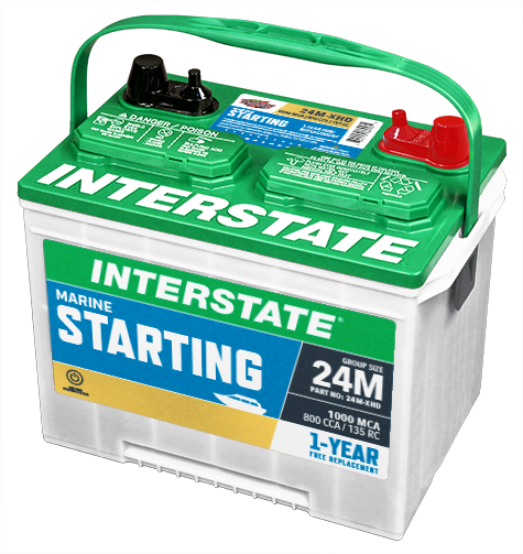 Interstate Batteries 12v Marine Starting/cranking Battery