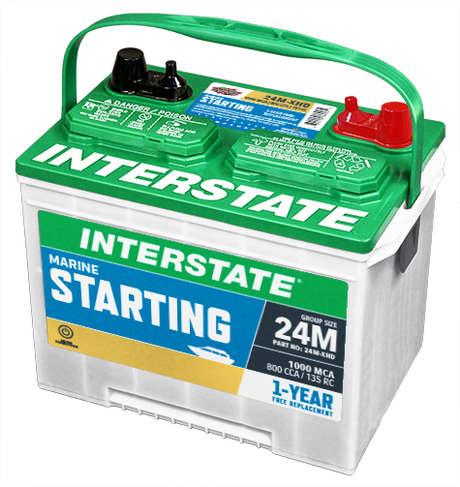 Interstate Batteries 12v Marine Starting/cranking Battery